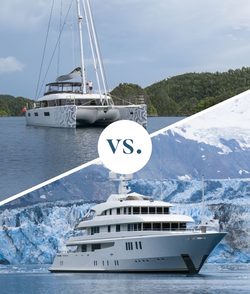 Working on a Small Luxury Yacht vs Large Luxury Yacht